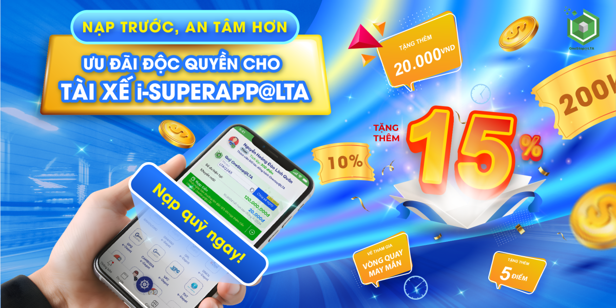 📢 HƯỚNG DẪN NẠP TIỀN VÀO QUỸ ONESTOP@LTA